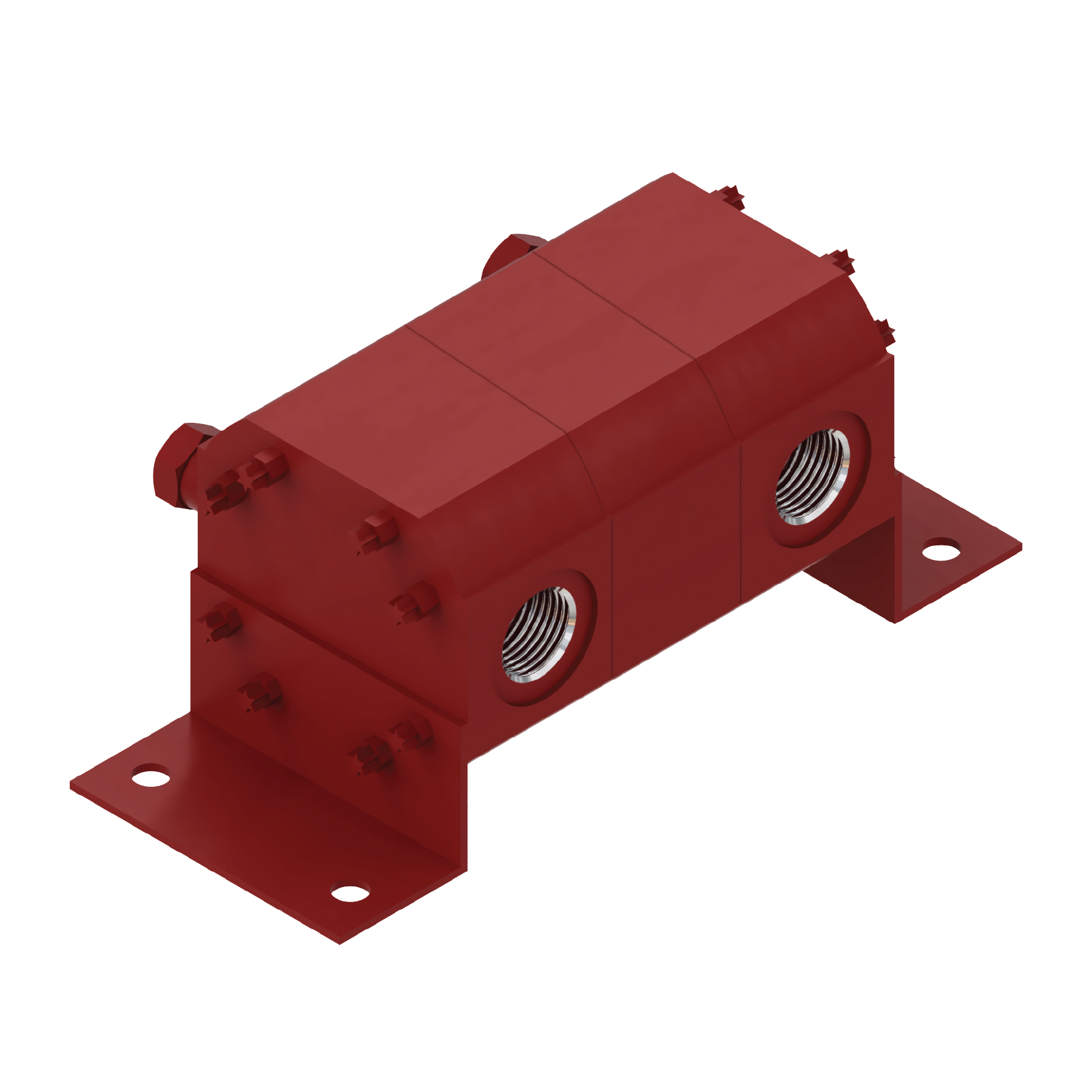 Geared rotating flow divider, type DR 1-2 / 2-2